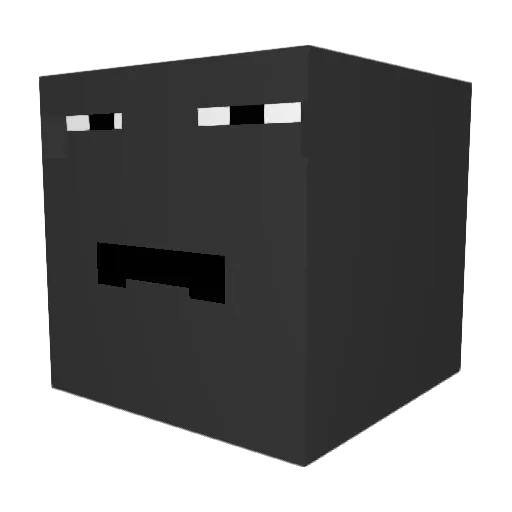 Topinen Minecraft avatar head, 3D render