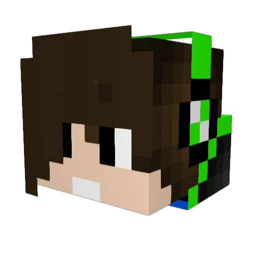 ToplessGoat99 Minecraft avatar head, 3D render