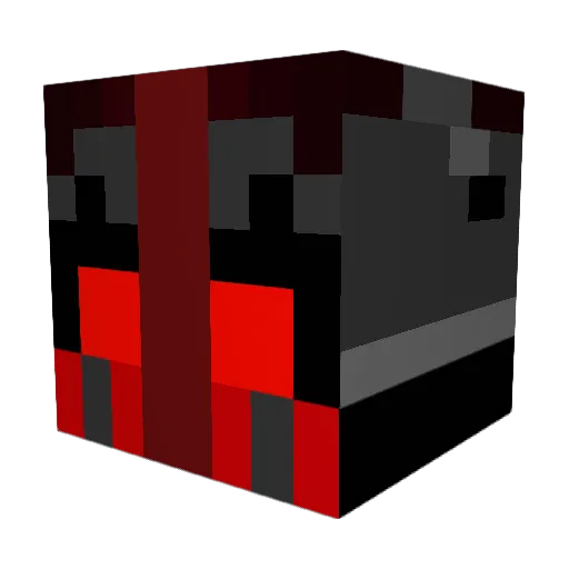 TopperTuxedo Minecraft avatar head, 3D render