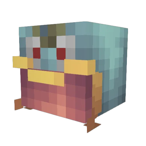 Topshelf0424 Minecraft avatar head, 3D render