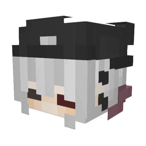 Topsonz Minecraft avatar head, 3D render