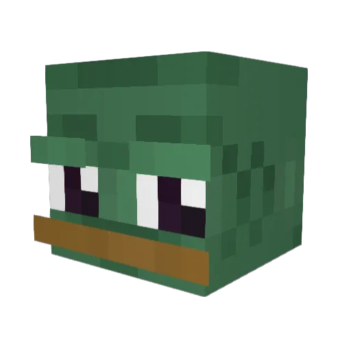 Tor1g Minecraft avatar head, 3D render