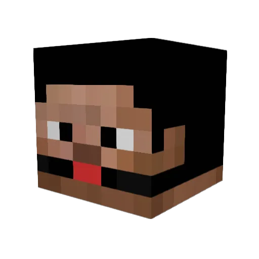 TorVikLaMenace Minecraft avatar head, 3D render