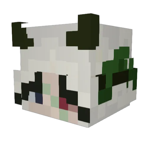 Tor_s Minecraft avatar head, 3D render