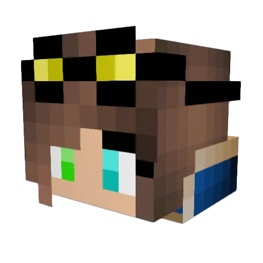 Torado57 Minecraft avatar head, 3D render