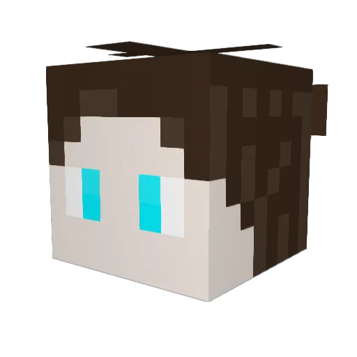 Toran_Tasil Minecraft avatar head, 3D render