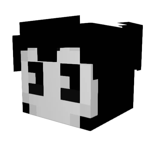 TorbWasTaken Minecraft avatar head, 3D render