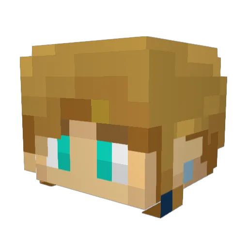 Torbear233 Minecraft avatar head, 3D render