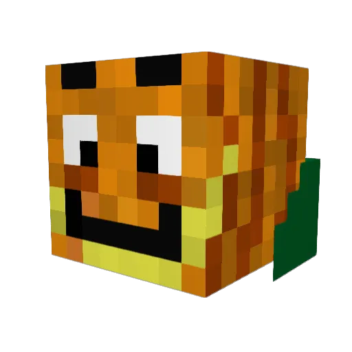 Torben189 Minecraft avatar head, 3D render