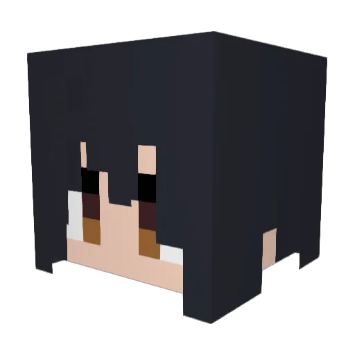 Torch_To Minecraft avatar head, 3D render