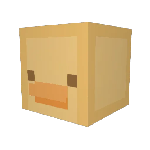TorchedVIP Minecraft avatar head, 3D render