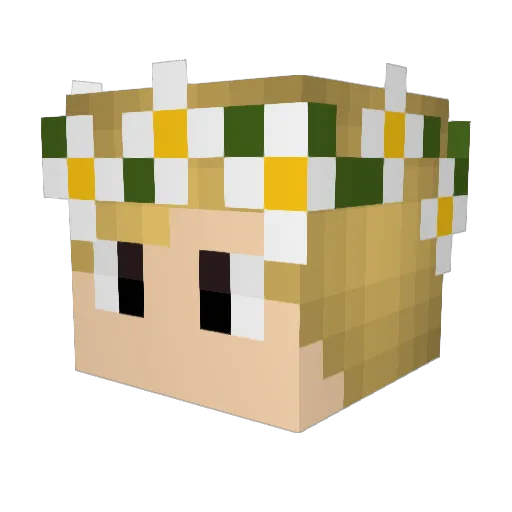 Tordas Minecraft avatar head, 3D render