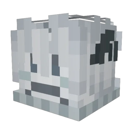 ToriKayy Minecraft avatar head, 3D render