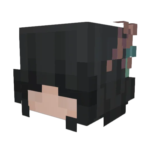 ToriWild Minecraft avatar head, 3D render
