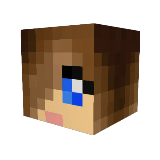 Tori_Mango_ Minecraft avatar head, 3D render