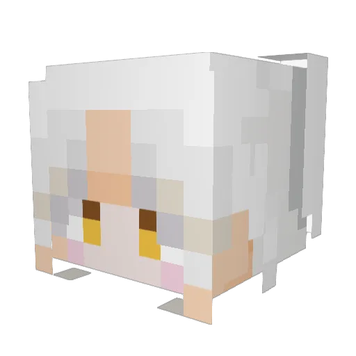 Tori_chann Minecraft avatar head, 3D render