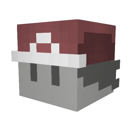 ToriiOneZ Minecraft avatar head, 3D render