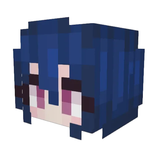 Torimarta Minecraft avatar head, 3D render
