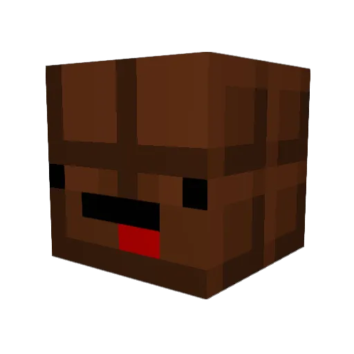 Torino110 Minecraft avatar head, 3D render