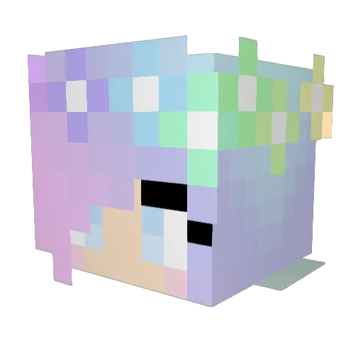 Toris18 Minecraft avatar head, 3D render