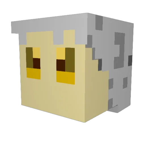 TorisLithuania Minecraft avatar head, 3D render