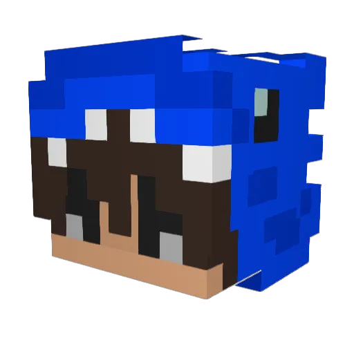 Torland98 Minecraft avatar head, 3D render
