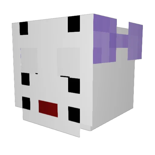 Torlyu Minecraft avatar head, 3D render