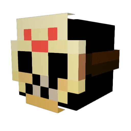 Torminator2015 Minecraft avatar head, 3D render