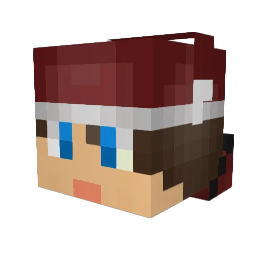 Tornado31 Minecraft avatar head, 3D render