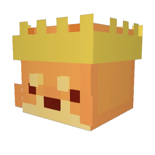 Tornado409 Minecraft avatar head, 3D render