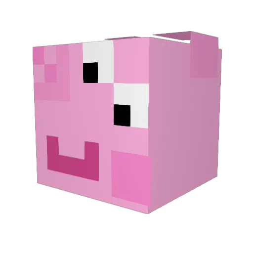 TornadoMaster3 Minecraft avatar head, 3D render