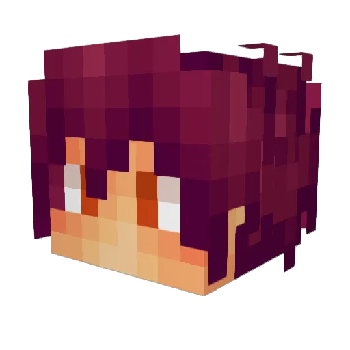 Tornasuk5 Minecraft avatar head, 3D render
