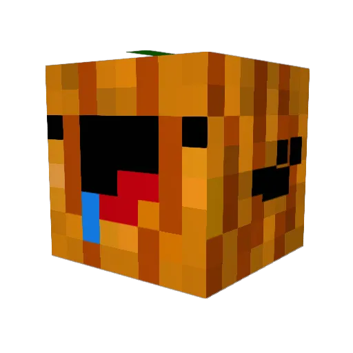 Tornexo Minecraft avatar head, 3D render