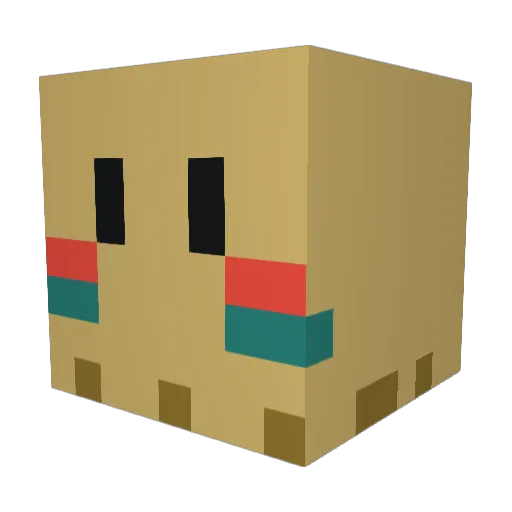 Toro_Pvto Minecraft avatar head, 3D render