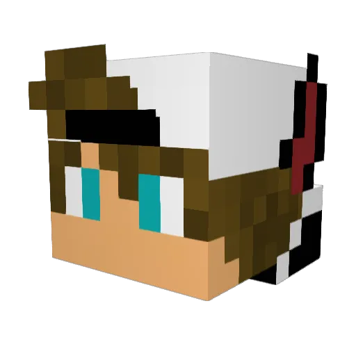 Torober Minecraft avatar head, 3D render