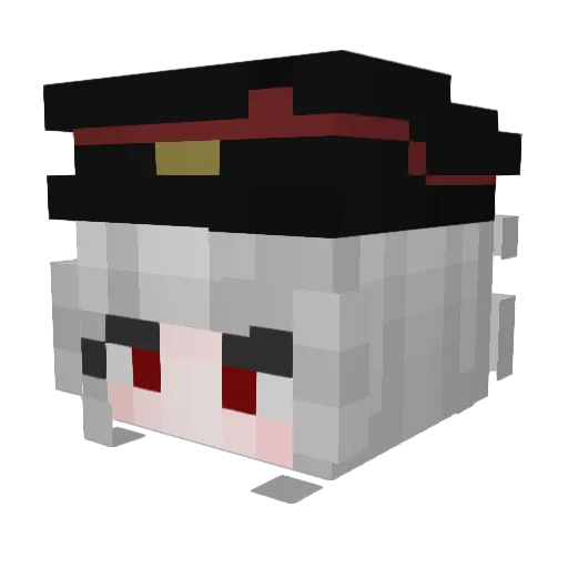 Toroiiii Minecraft avatar head, 3D render