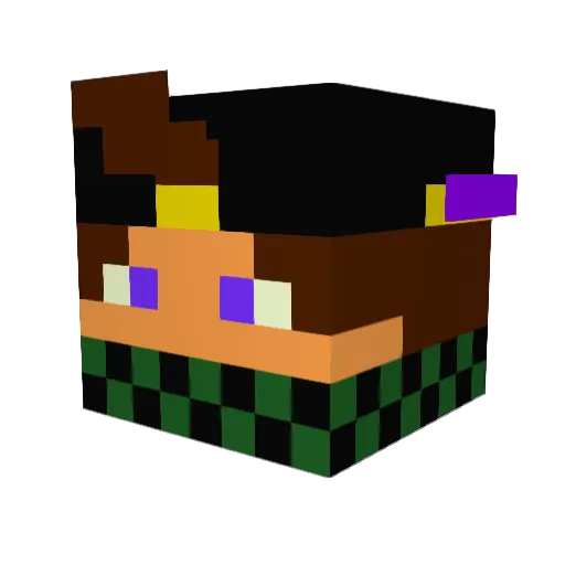 TorojkX Minecraft avatar head, 3D render