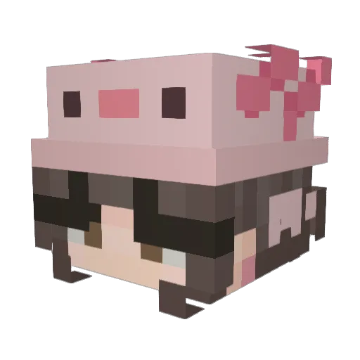 TorontoMarlies Minecraft avatar head, 3D render