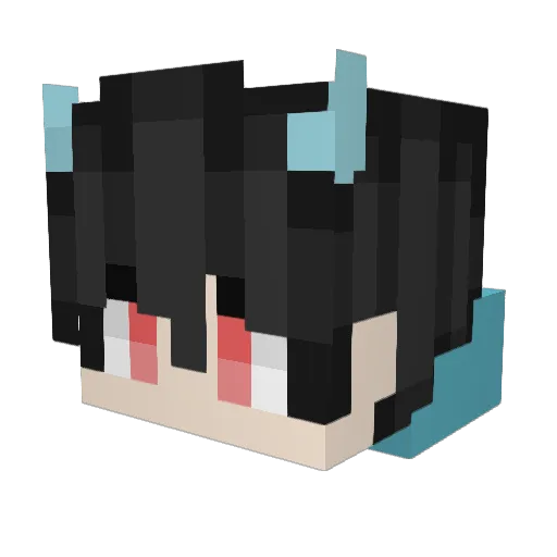 Torotoro33 Minecraft avatar head, 3D render
