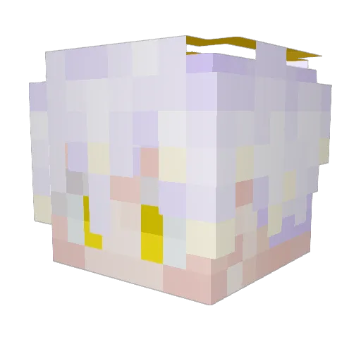 Torreaki_Chicken Minecraft avatar head, 3D render