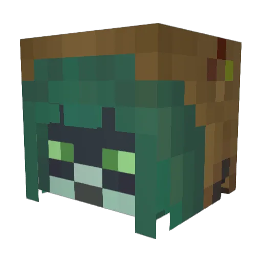 Torrent260 Minecraft avatar head, 3D render