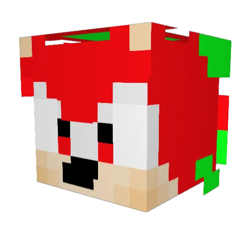 Torrent_Games Minecraft avatar head, 3D render
