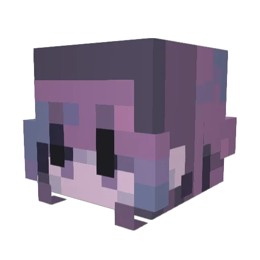 Torrential_ Minecraft avatar head, 3D render
