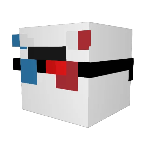 Torres3570 Minecraft avatar head, 3D render