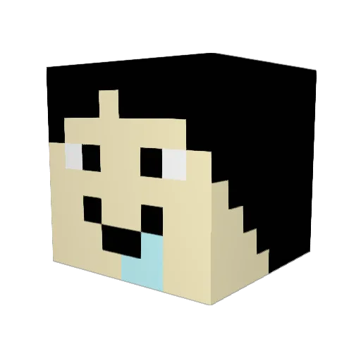 Torres9274 Minecraft avatar head, 3D render