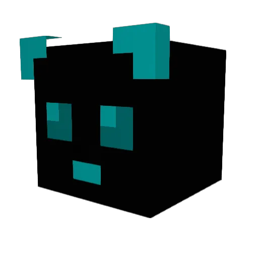 Torres_Ten Minecraft avatar head, 3D render