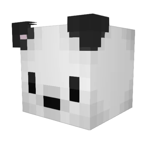 Torrezx Minecraft avatar head, 3D render