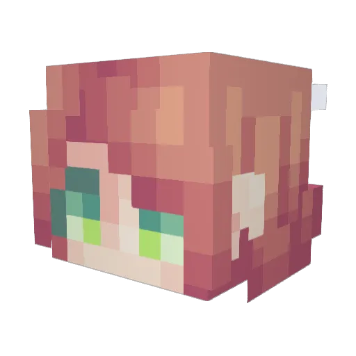 Torritorr Minecraft avatar head, 3D render