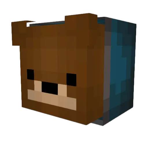 Torsen42 Minecraft avatar head, 3D render