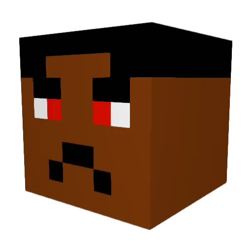 Torshammare Minecraft avatar head, 3D render